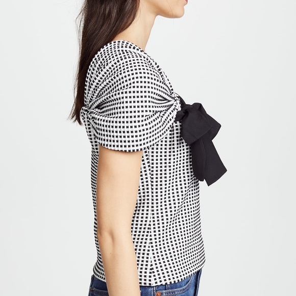 Club Monaco Check Pattern Top Small - Picture 2 of 8